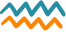 Decorative wavy lines